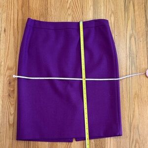 J. Crew Vibrant Purple Pencil Skirt